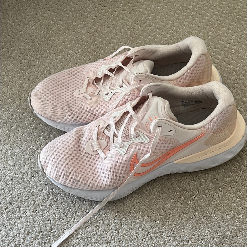Nike Women's Light Orange  Athletic Shoes